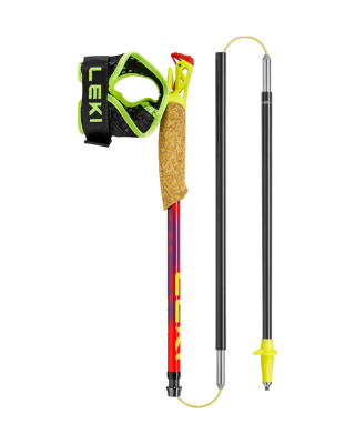 Hole LEKI Ultratrail FX. One SL, bright red-violet-neonyellow